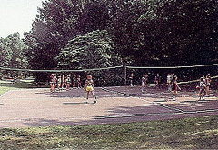 Volleyball courts