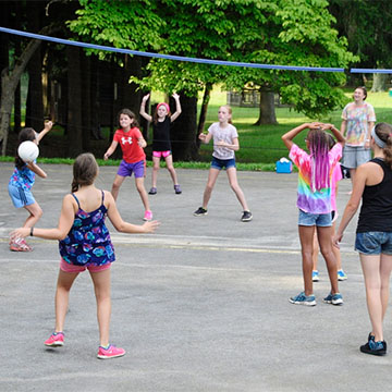 Volleyball courts